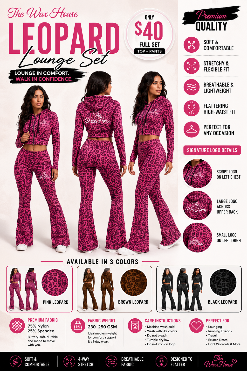 The Wax House Lounge Set