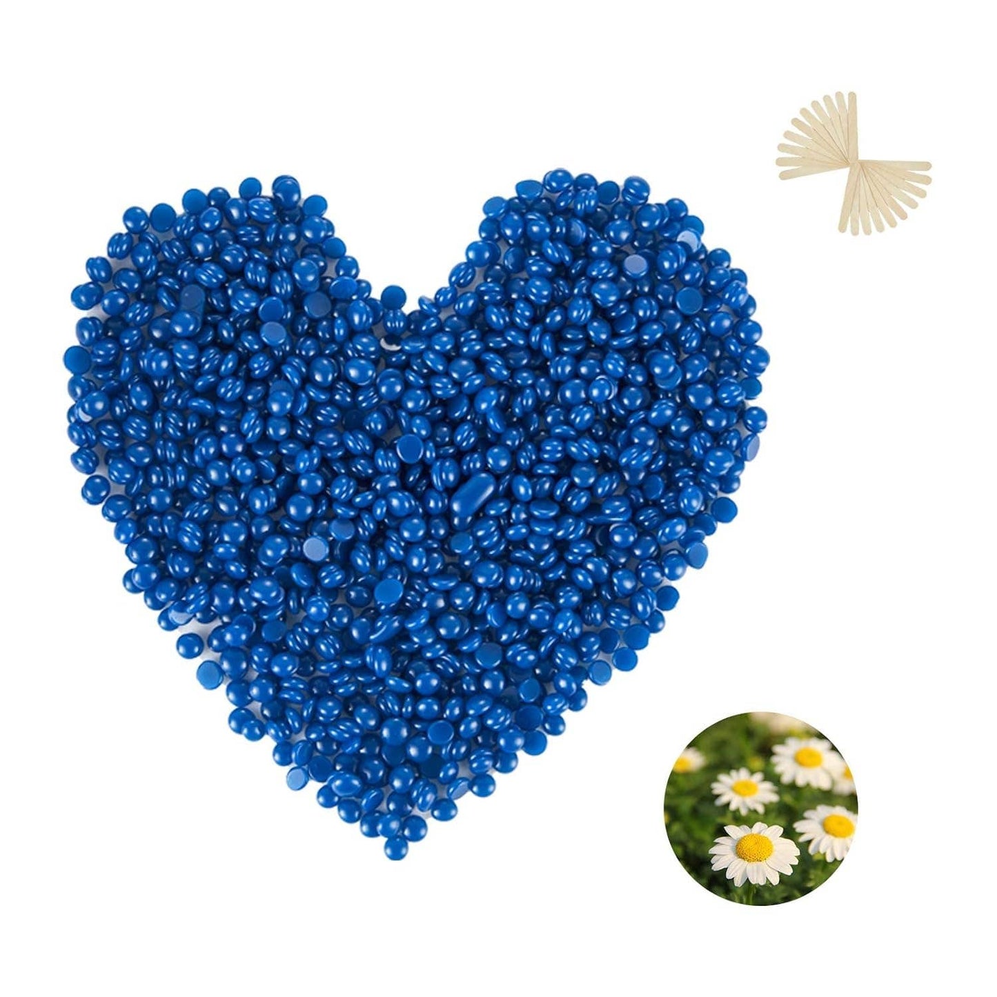 CERA DOMUS Professional Hard Wax Beads – Navy Blue, 1 kg