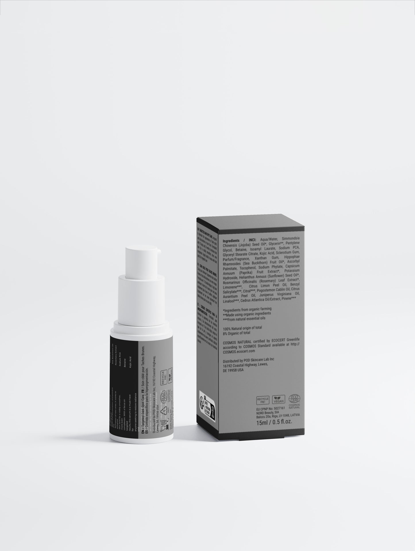 Cera Domus Kojic Acid Dark Spot Serum | Brightening Formula for Uneven Skin Tone | 15 mL