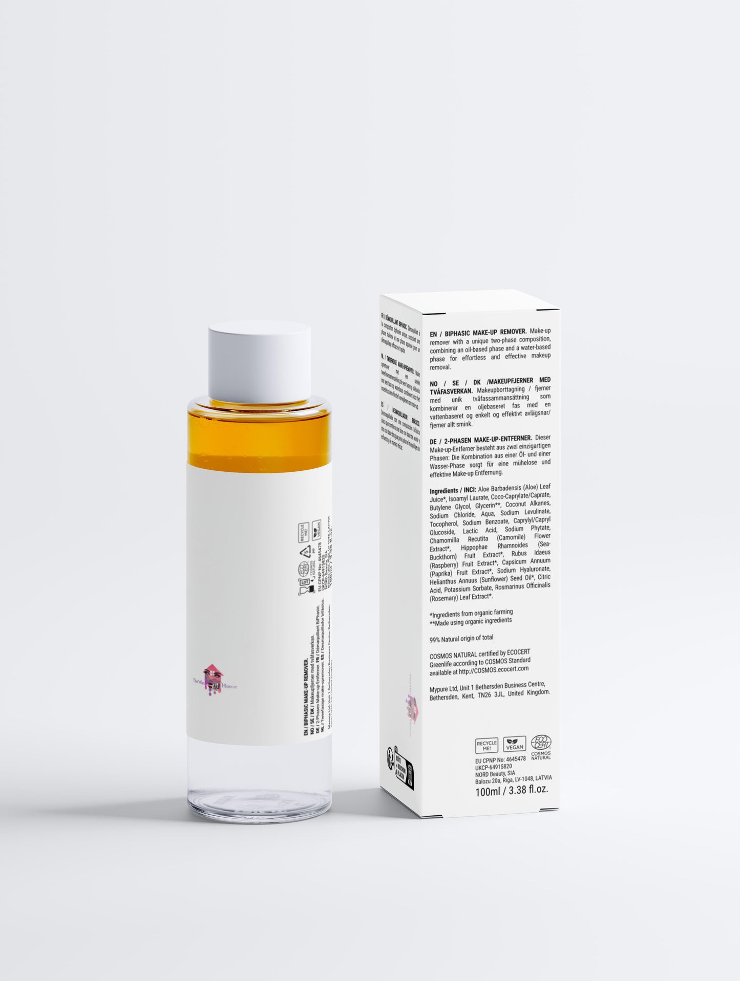 CERA DOMUS BiPhasic Make-up Remover, Fragrance Free