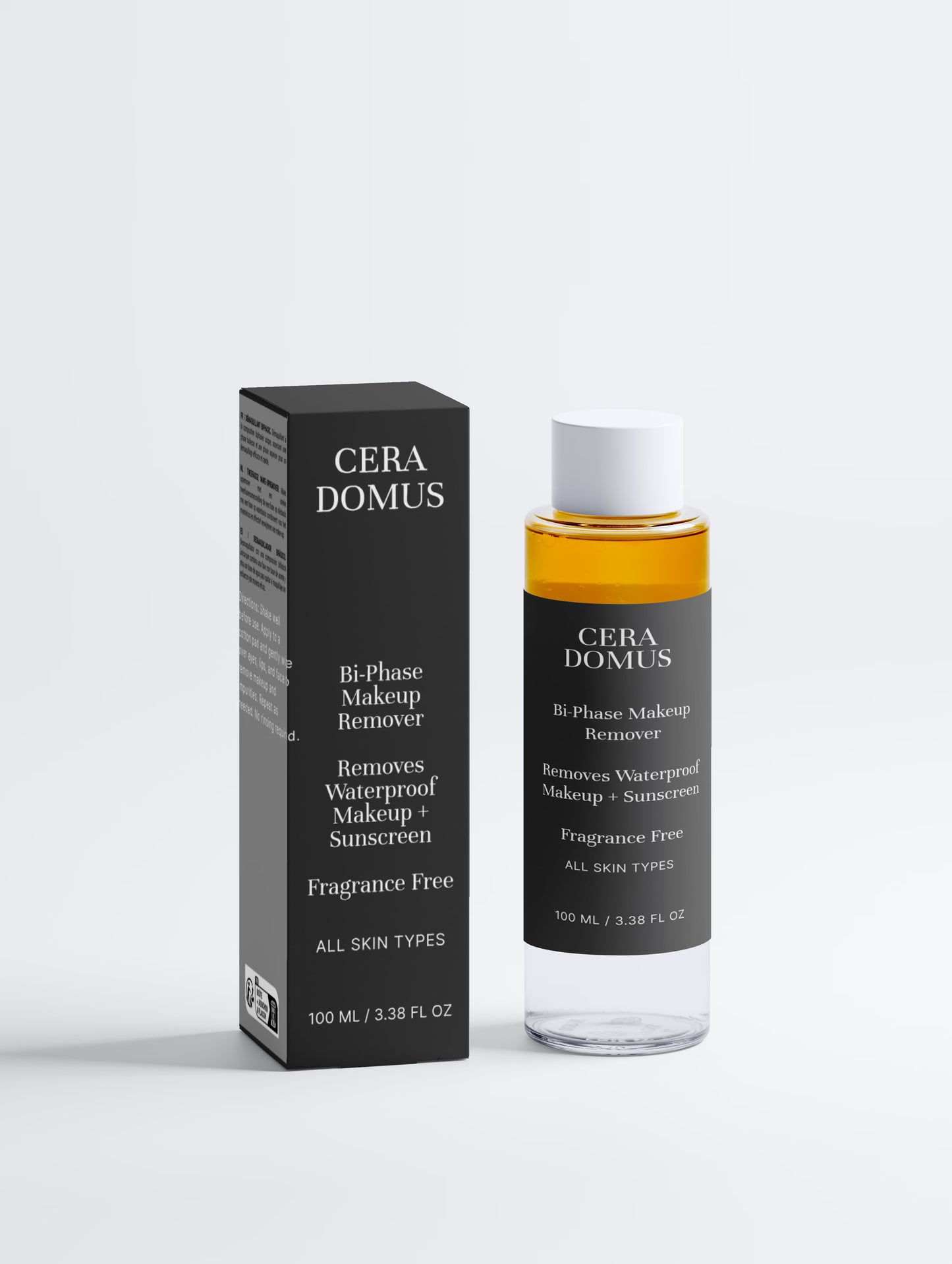 CERA DOMUS Fragrance-Free Bi-Phase Makeup Remover